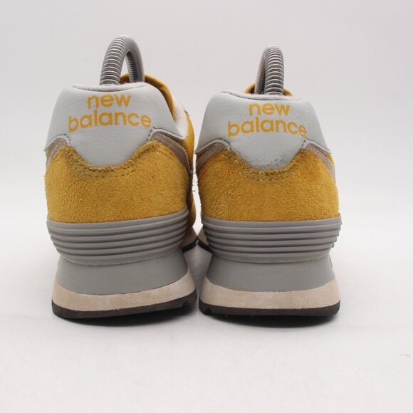 New Balance Men's Size 6.5 2E Casual Sneakers Yellow Suede ML574EYW - Picture 5 of 10